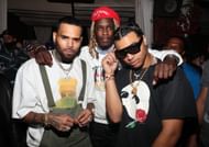 With Chris Brown (Source: Getty)